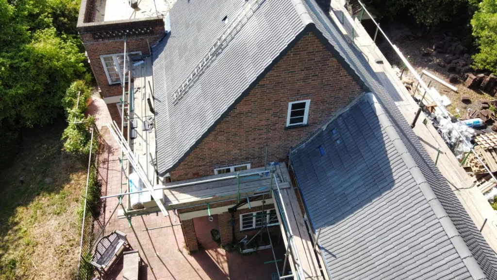 New tile roof in Surrey by Astral Roofing and Building Ltd