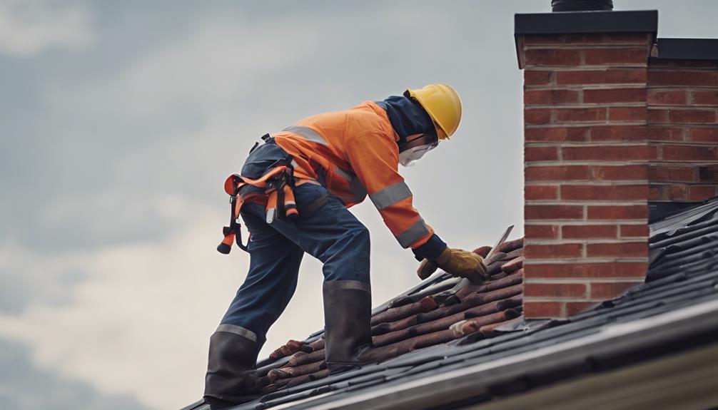 safety in chimney installation