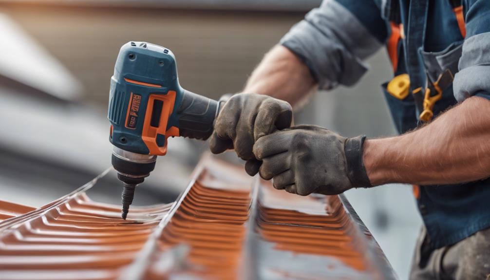 installing metal roof panels