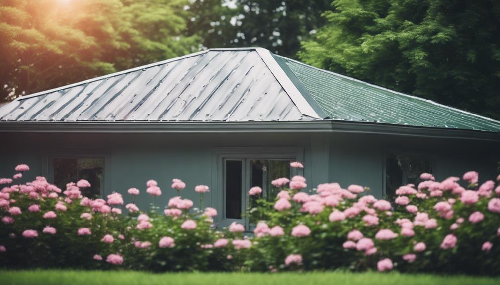 metal roof aesthetics maintained