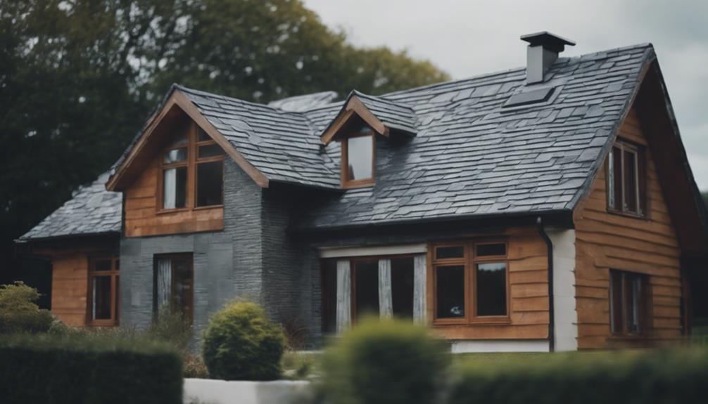 unique roofing material choice