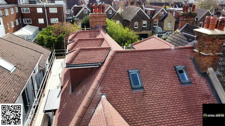 tile roofing work and new roof on house in surrey